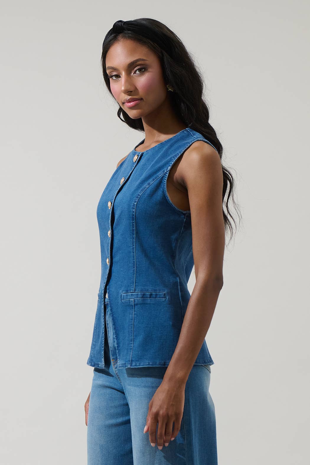 Jeanie Denim Vest