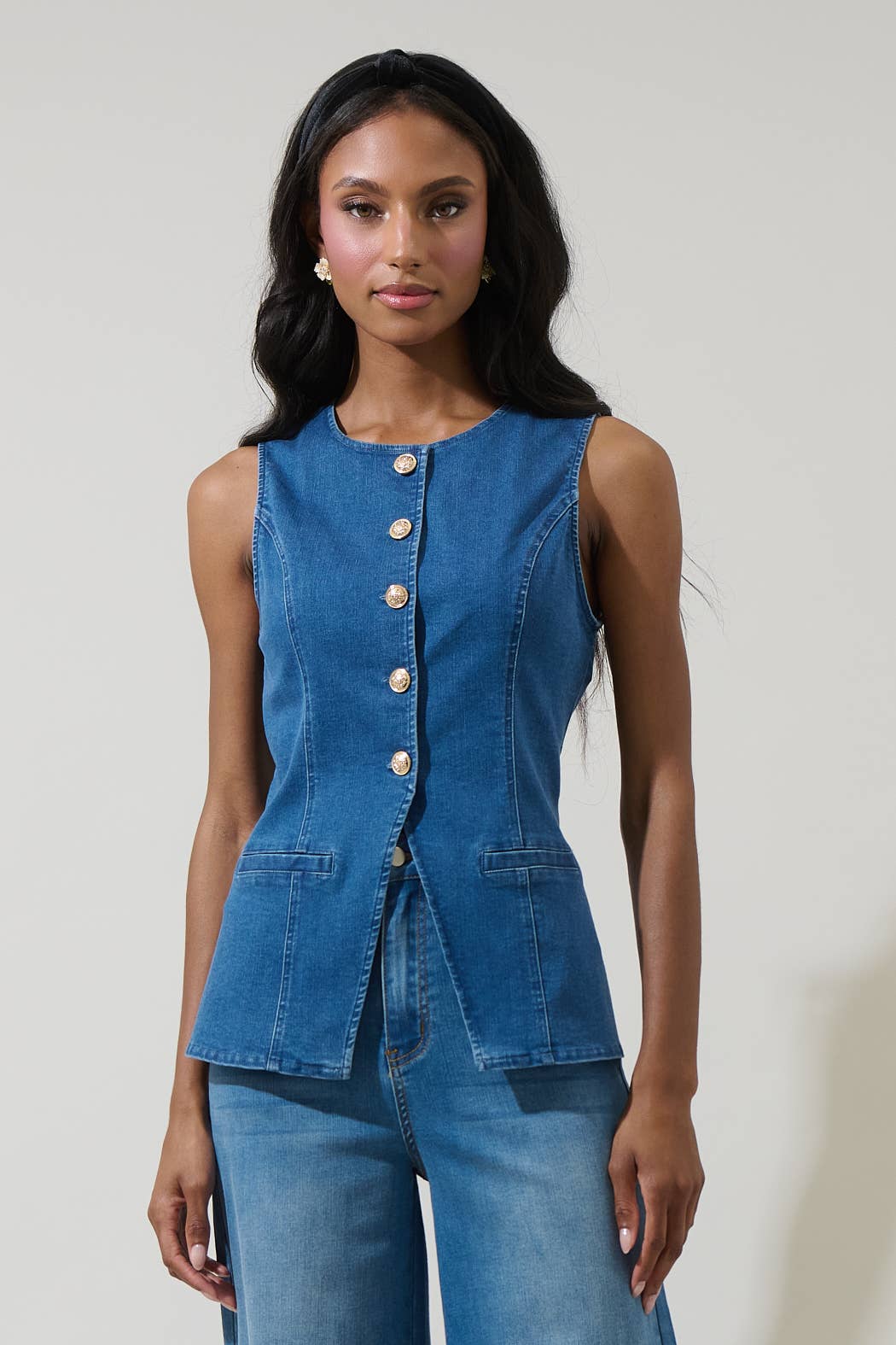Jeanie Denim Vest