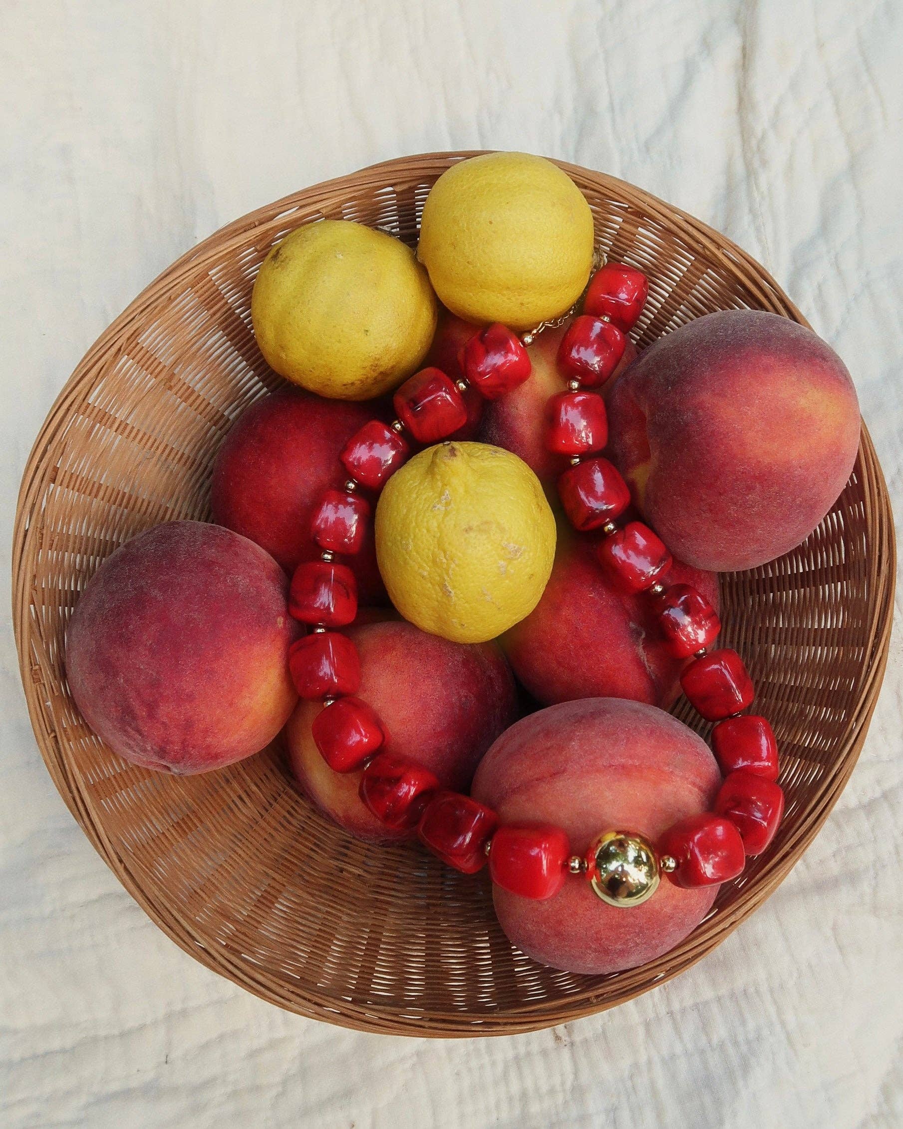 Brooke Beaded Necklace : Hypoallergenic and Water Resistant