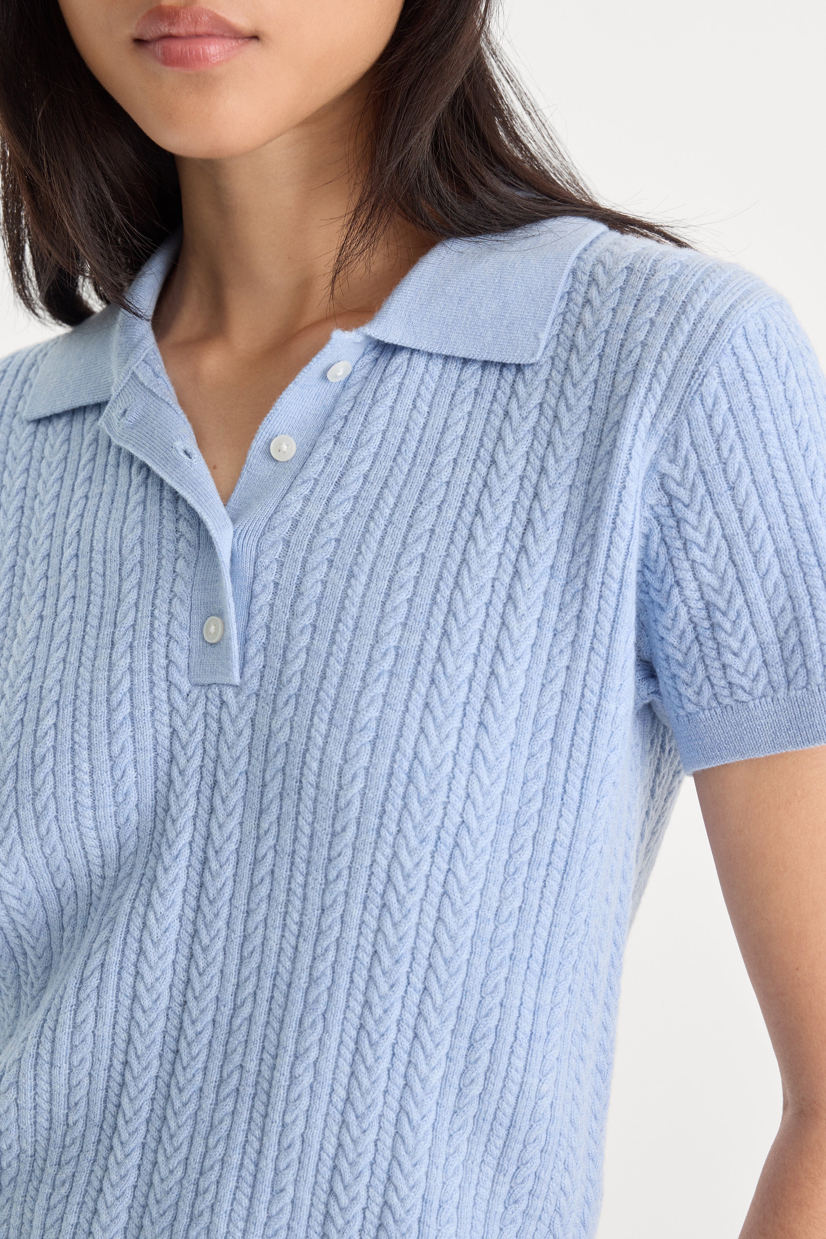 The Micro Cable Polo - Sky