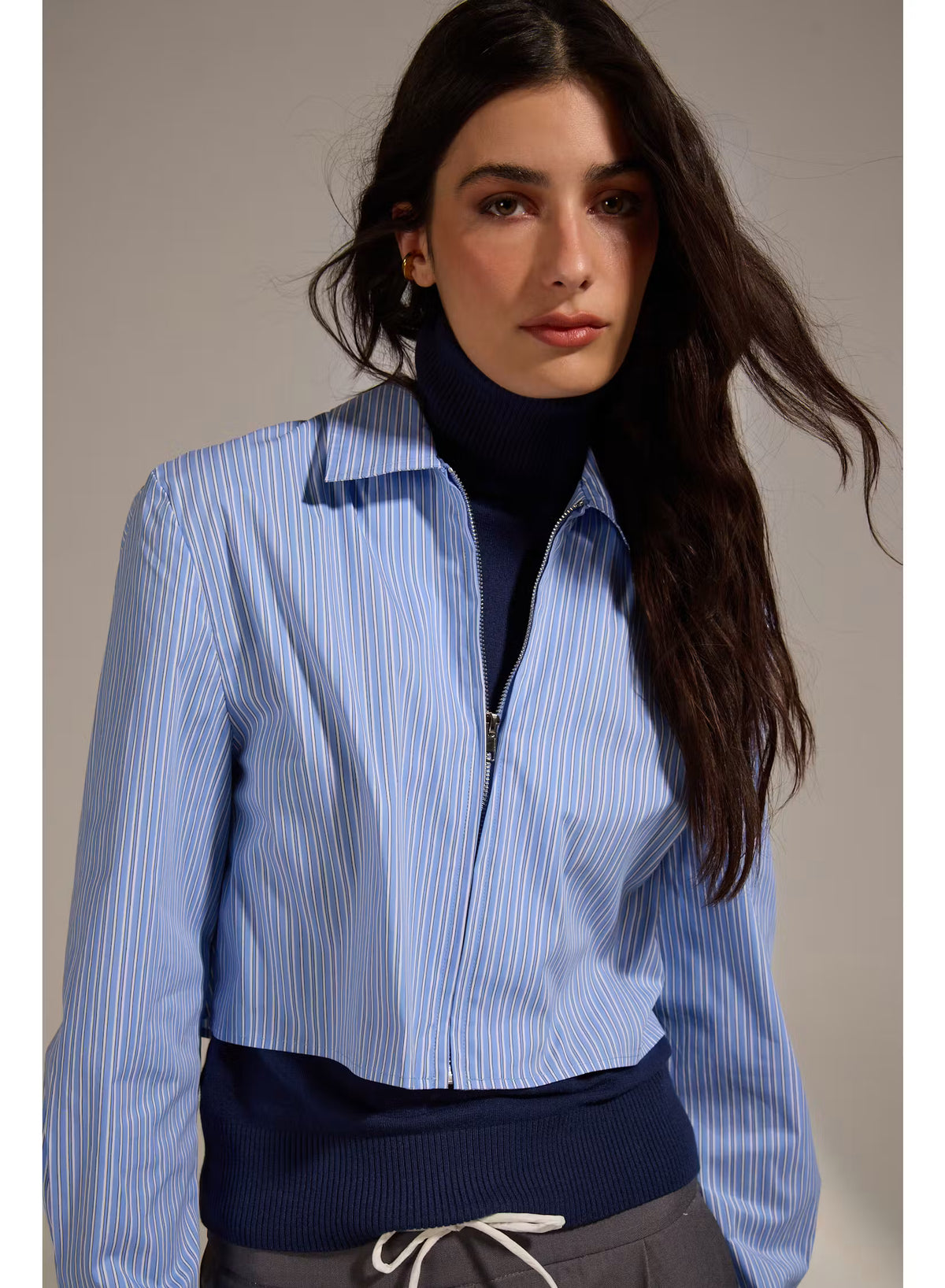 Winger Striped Shirt - Striped Light Blue