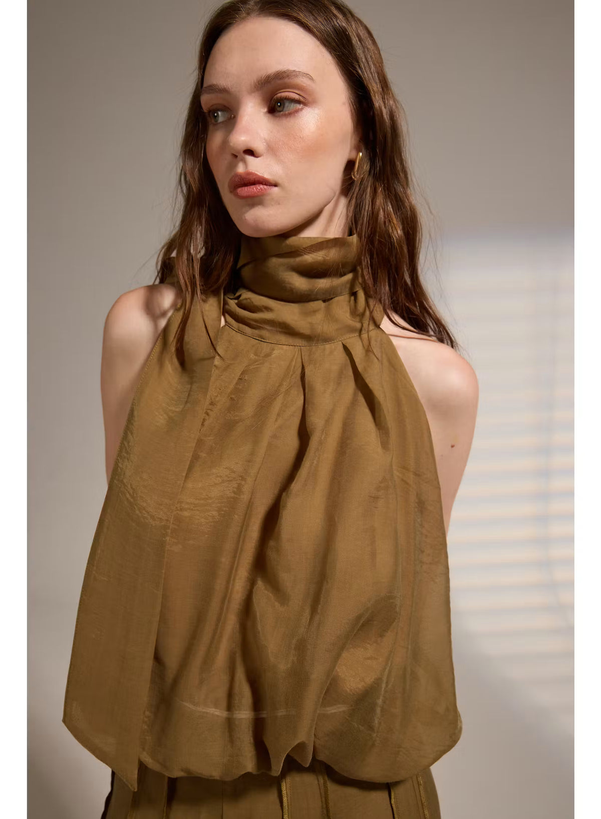 Journey Halter Top - Mink