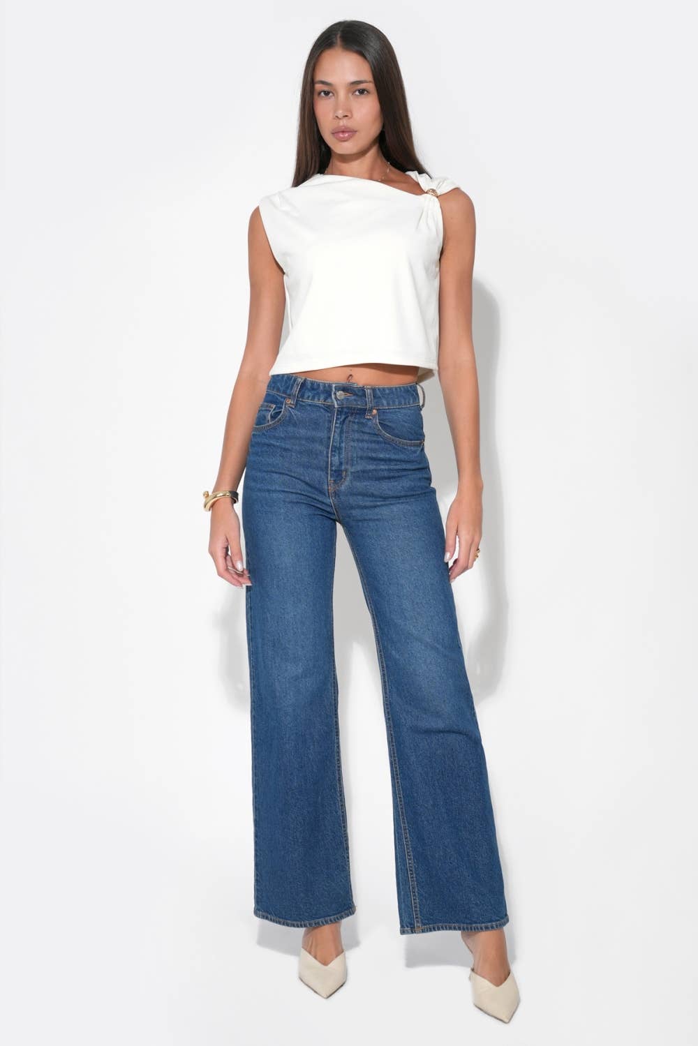 Delilah Asymmetric Neck Top