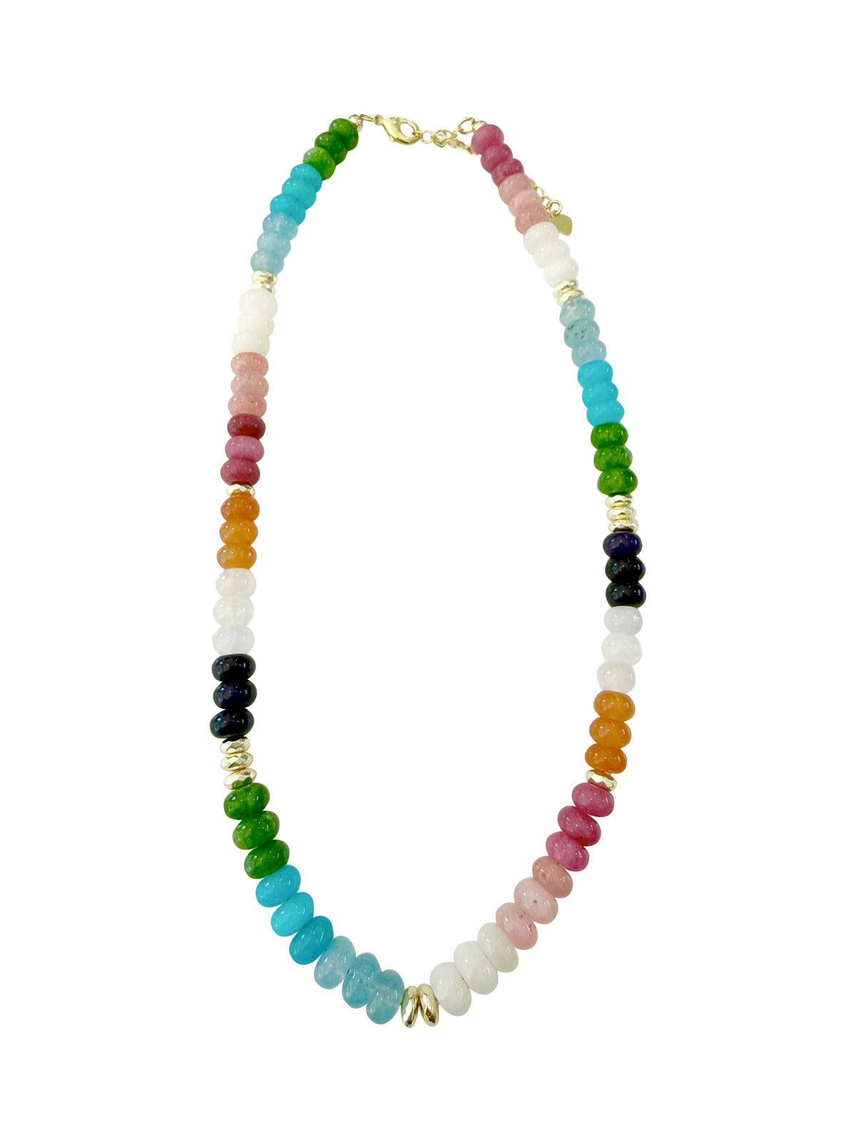 Kerry Purple/Orange Beaded Necklace