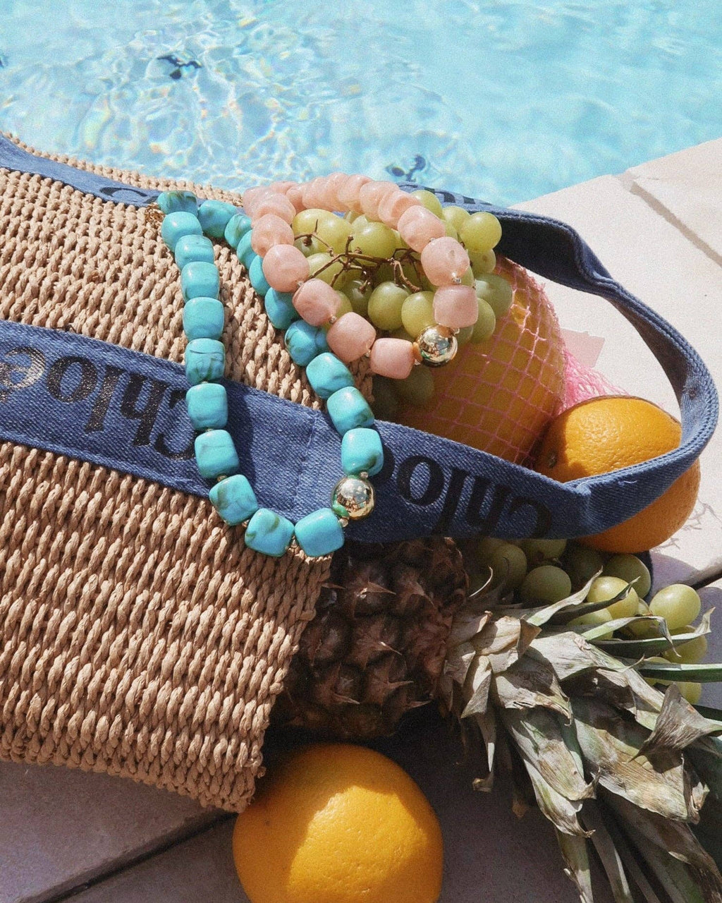 Brooke Beaded Necklace : Hypoallergenic and Water Resistant