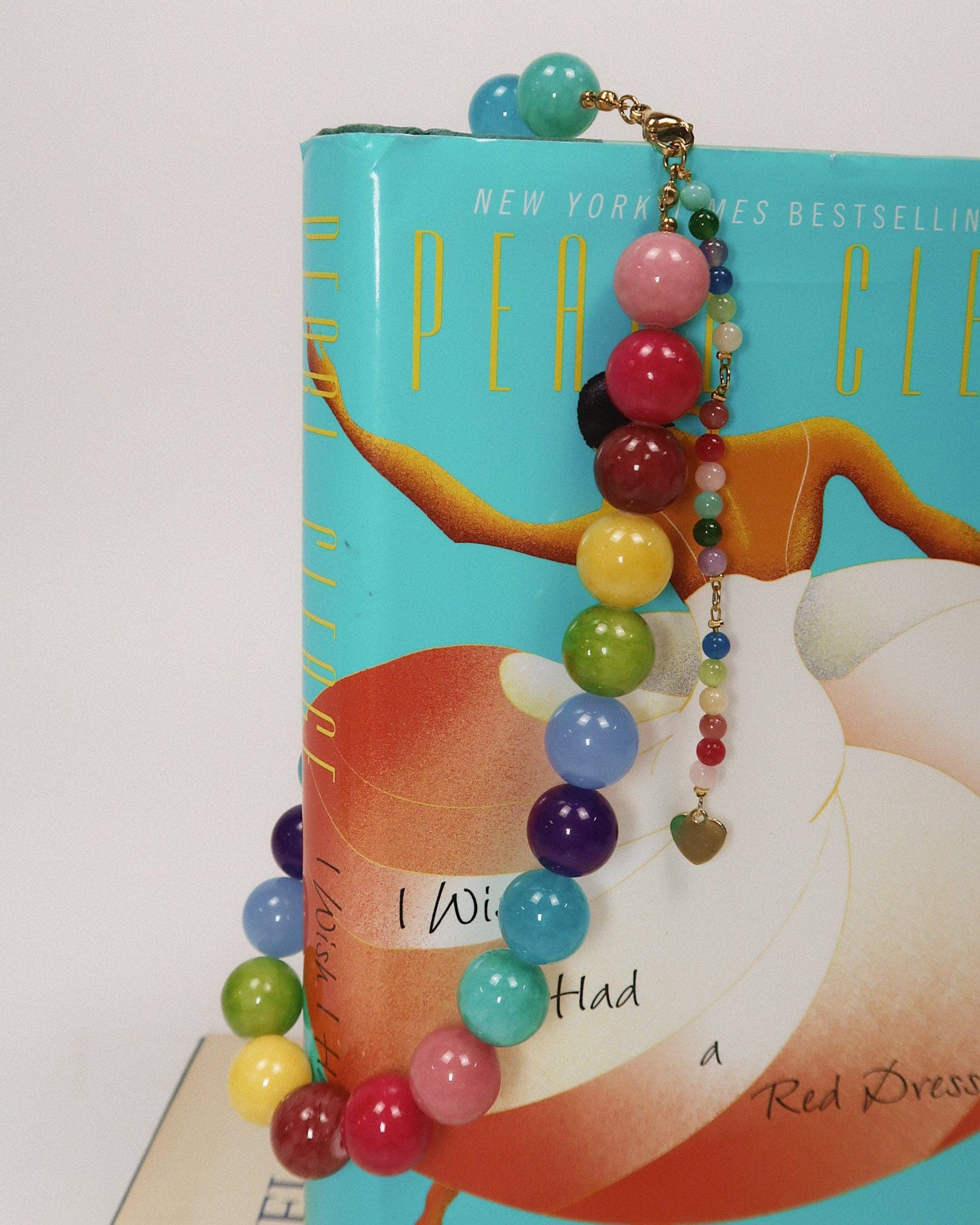 Riley Rainbow Beaded Necklace : Hypoallergenic and Water Resistant