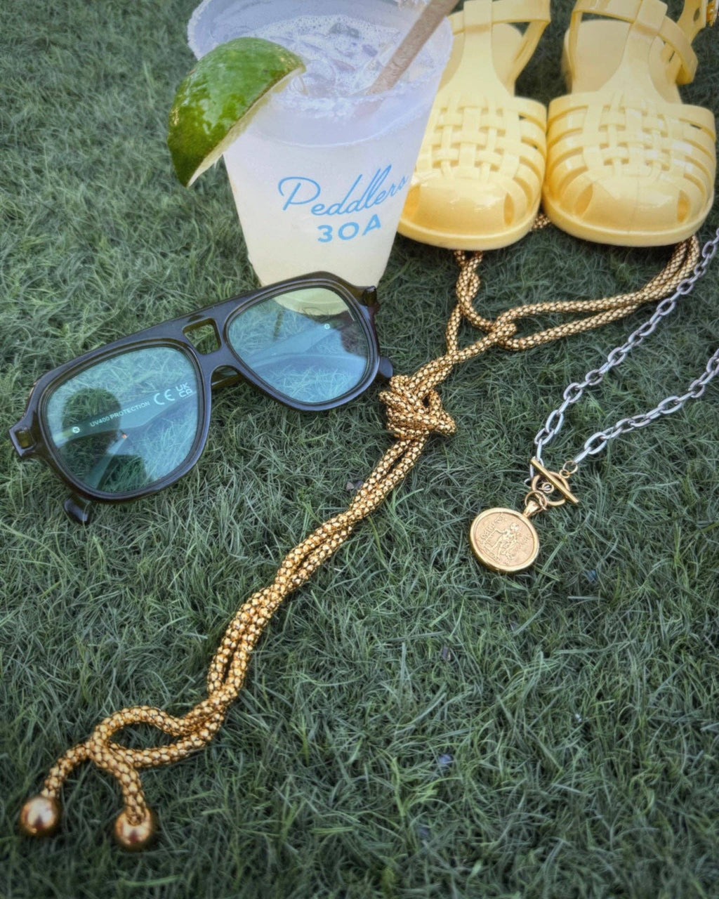 Kimmy Wrap Necklace : Hypoallergenic and Water Resistant