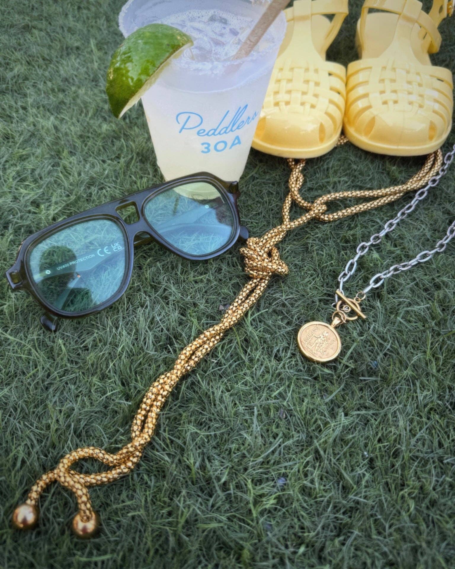 Kimmy Wrap Necklace : Hypoallergenic and Water Resistant