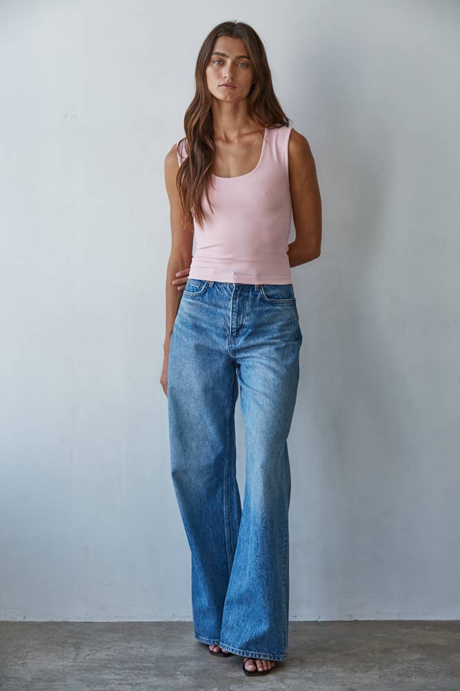 S1187N | Double Layered Seamless Top