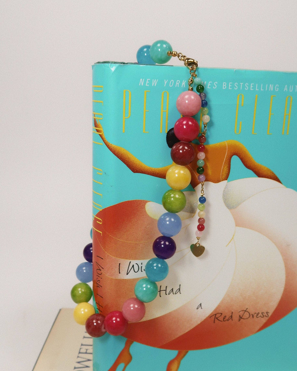 Riley Rainbow Beaded Necklace : Hypoallergenic and Water Resistant
