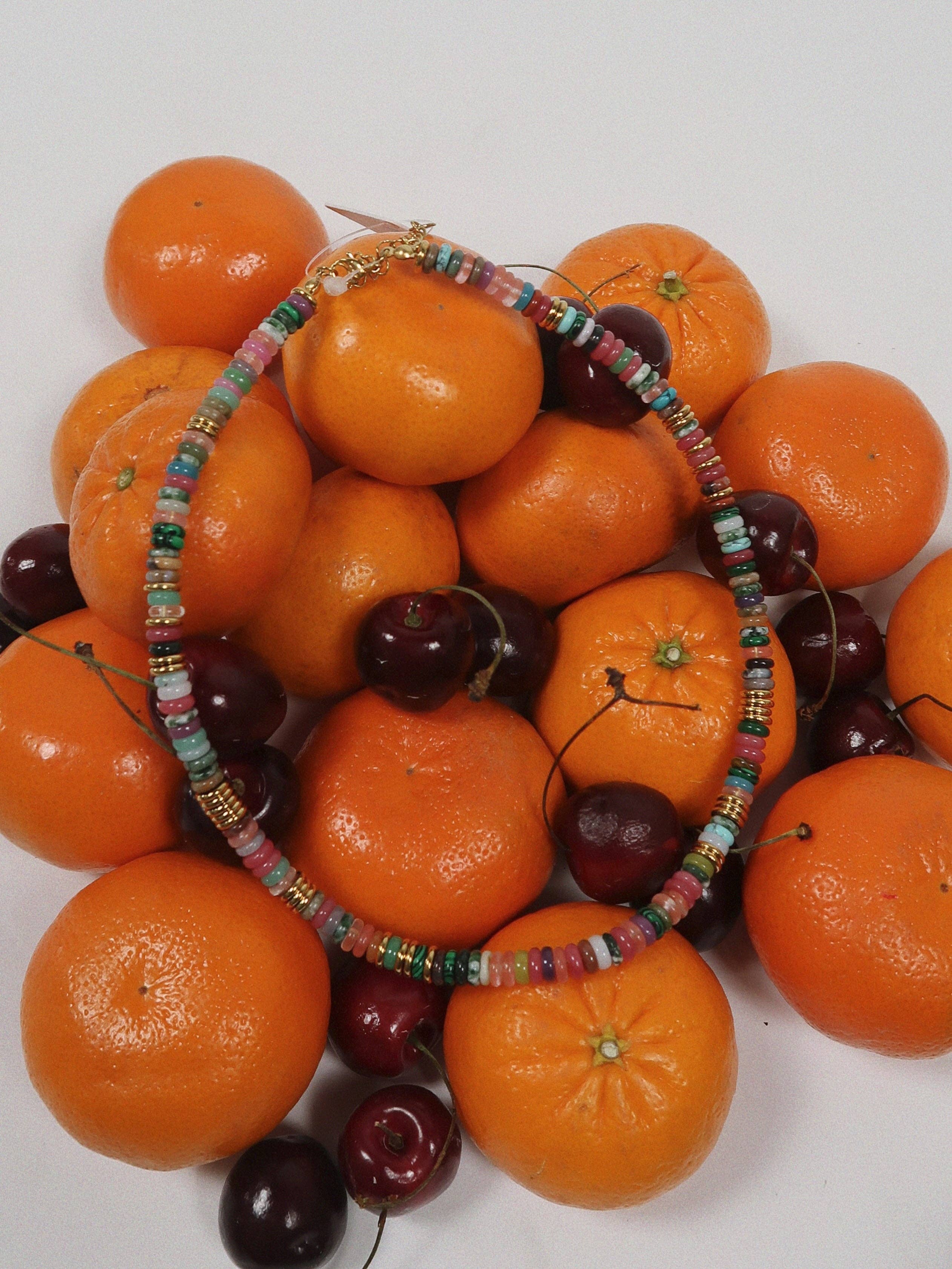 Hamilton Beaded Necklace : Hypoallergenic and Water Resistant