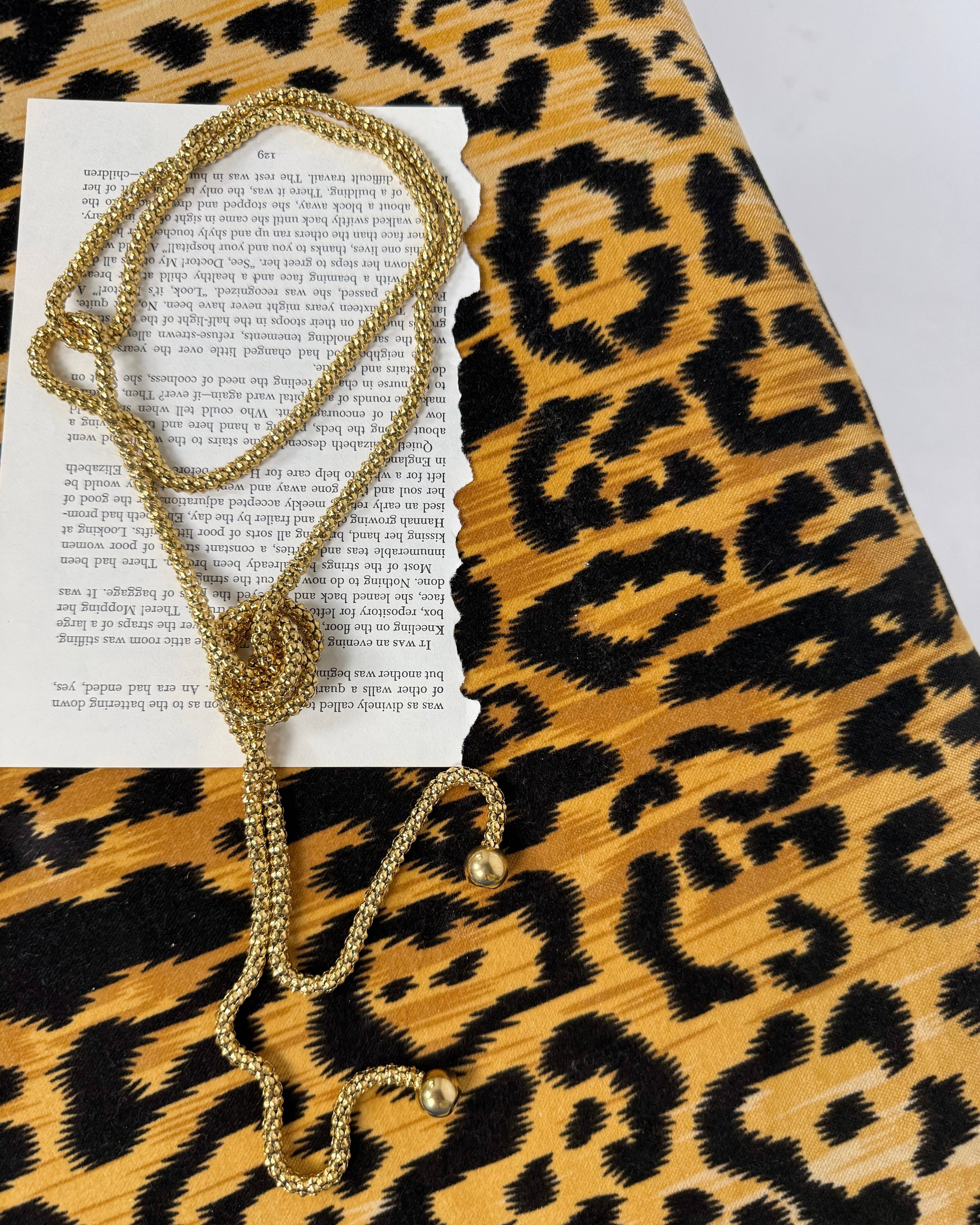 Kimmy Wrap Necklace : Hypoallergenic and Water Resistant