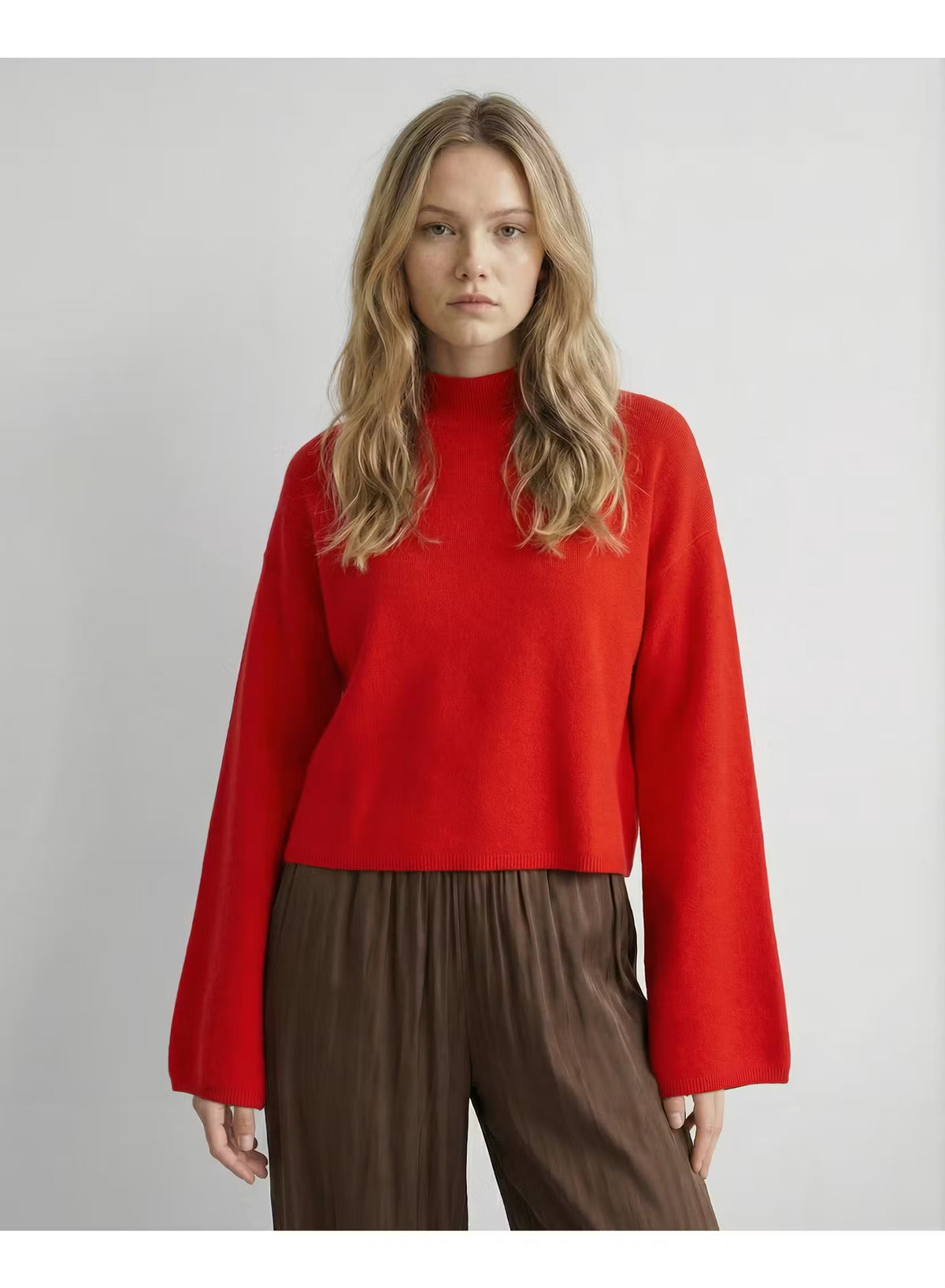 Chuck Turtleneck Sweater - Red