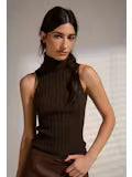 Ben Turtleneck Knit Top - Turquoise
