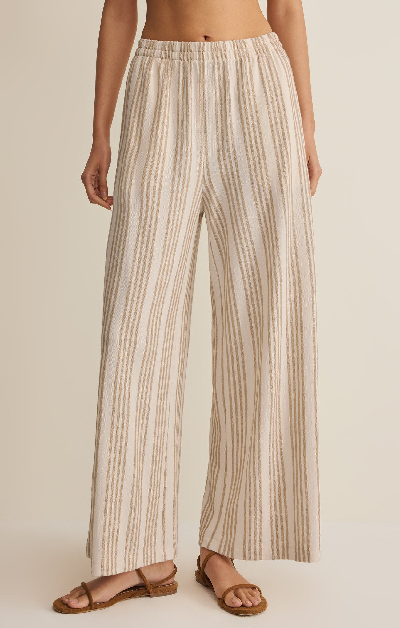 SCOUT KNIT STRIPED PANT - CLOUD