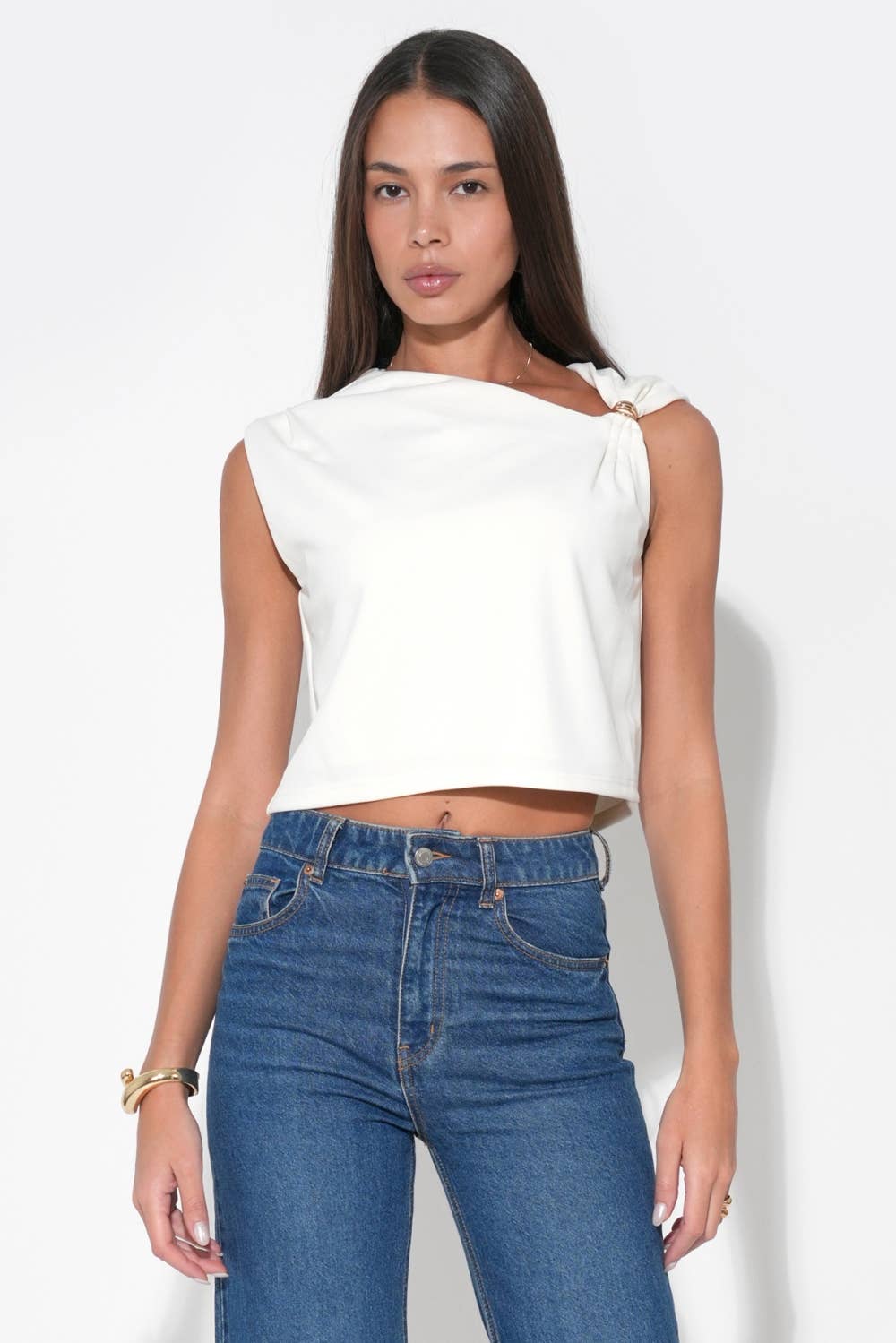 Delilah Asymmetric Neck Top