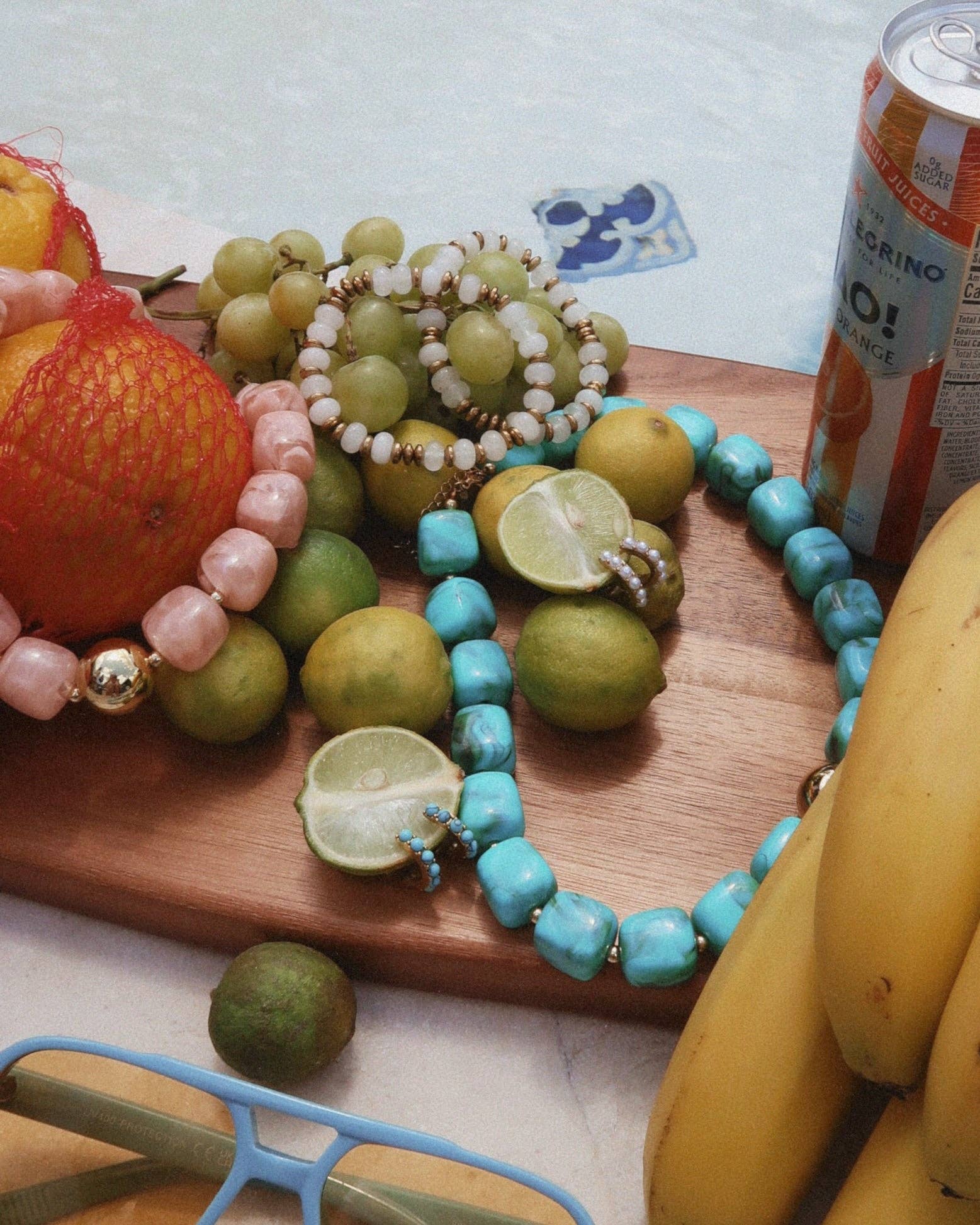 Brooke Beaded Necklace : Hypoallergenic and Water Resistant