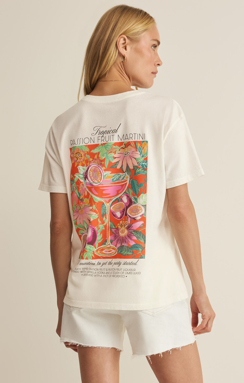 Passion Boyfriend Tee - Sea Salt