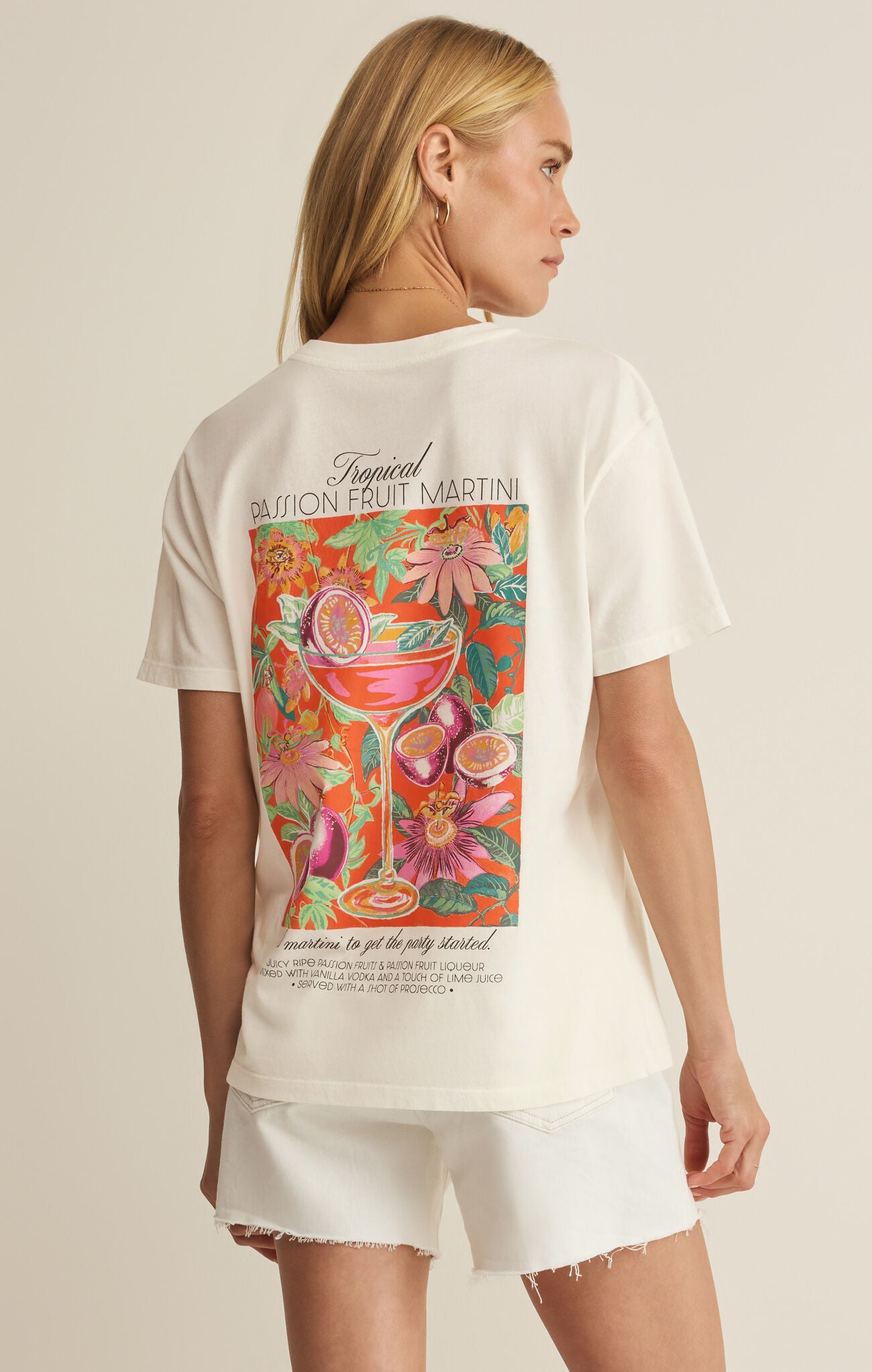 Passion Boyfriend Tee - Sea Salt