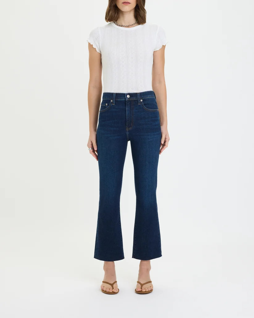 Shy Girl High Rise Crop Flare - Serene
