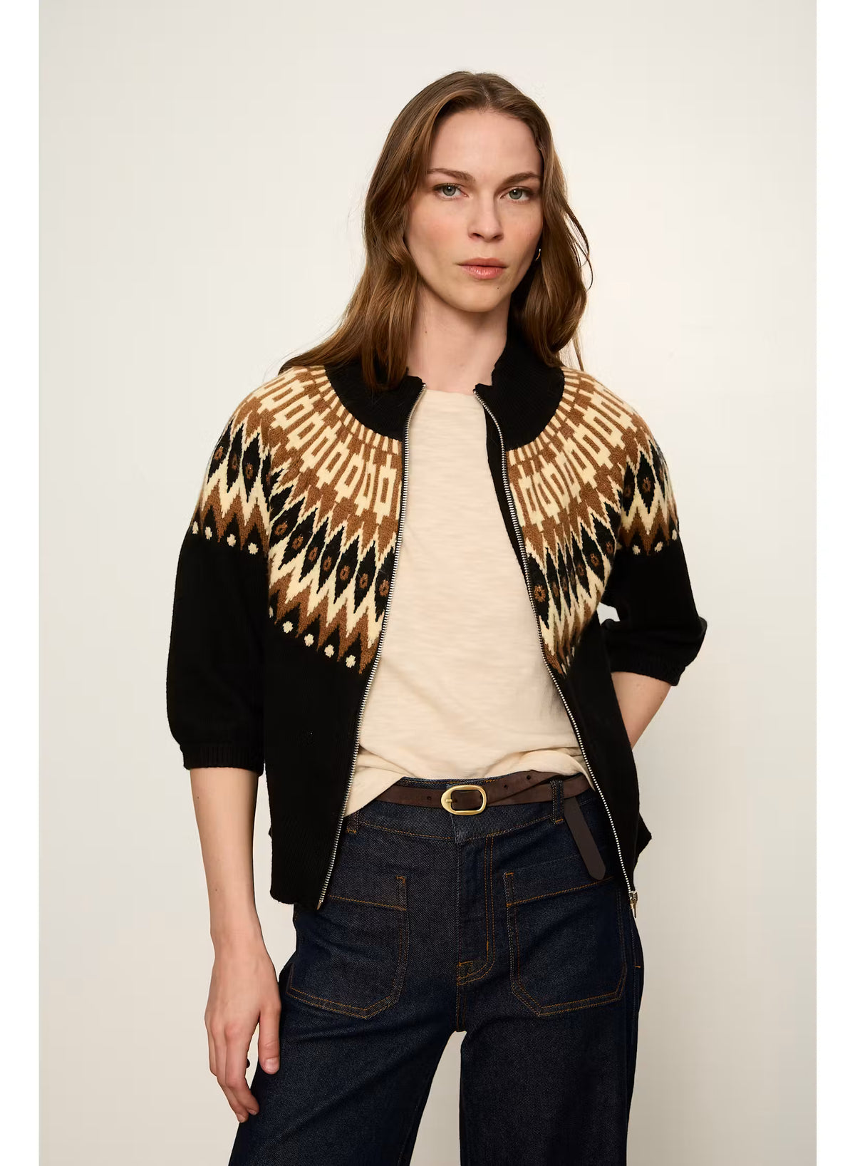 Fairisle Zip Up - Poconos Fairisle