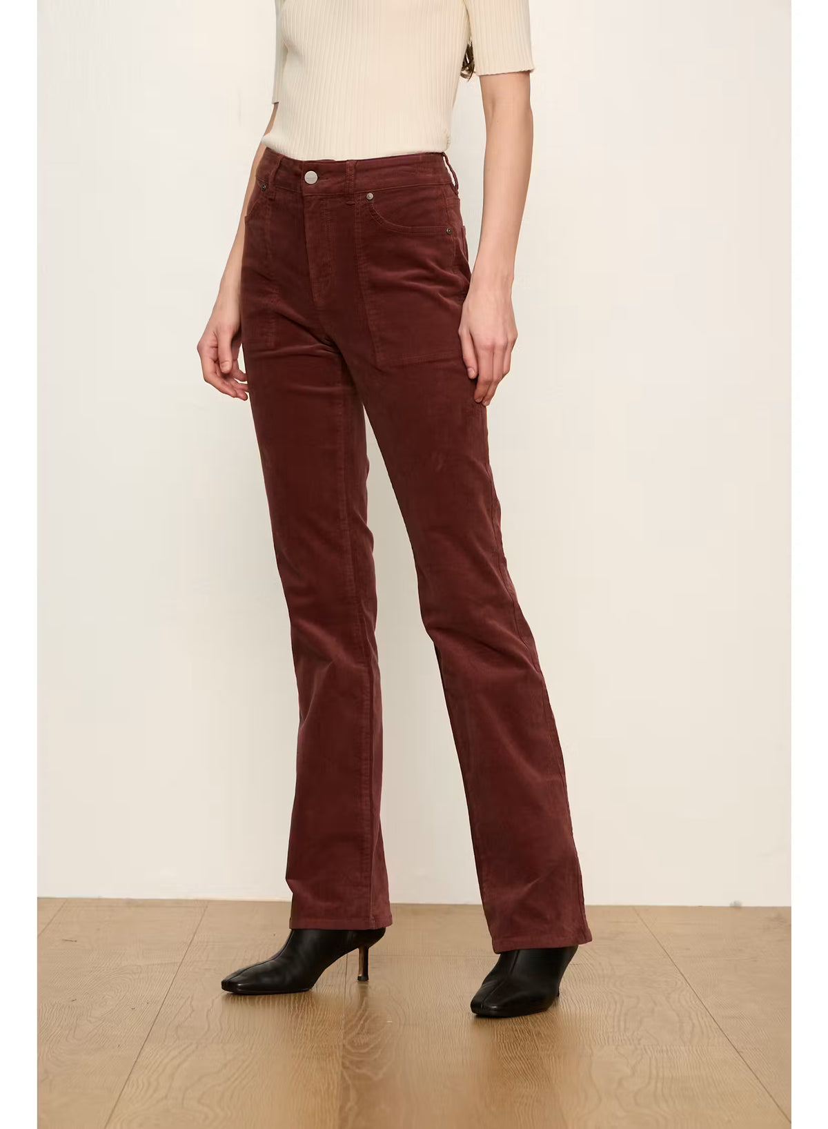 Play Date Corduroy Bootcut - Burnt Cocoa