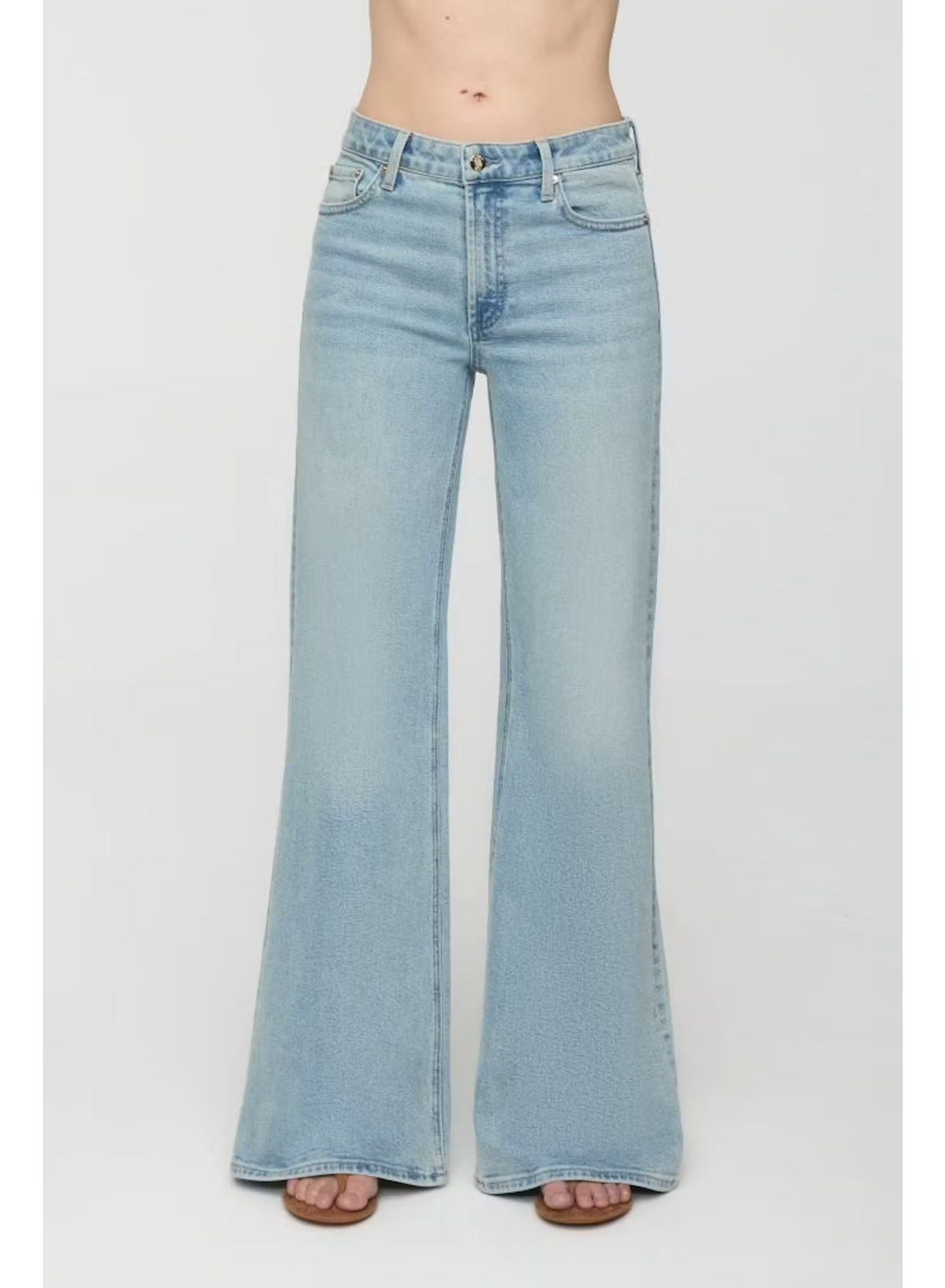 Vivian Mid Rise Wide Leg