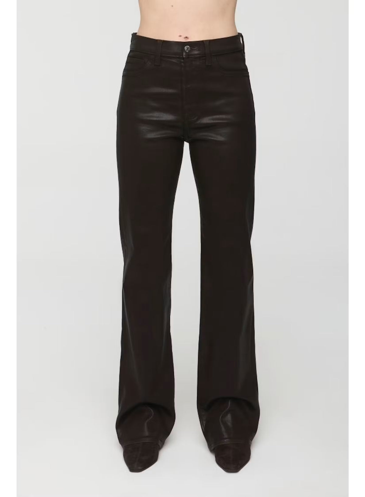 Pistola: Evie High Rise Slim Boot - Coated Mocha