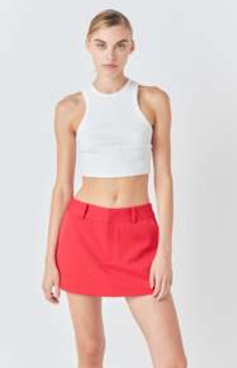 Mini Skirt - Red