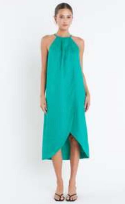 Sleeveless Midi Dress - Kelly Green