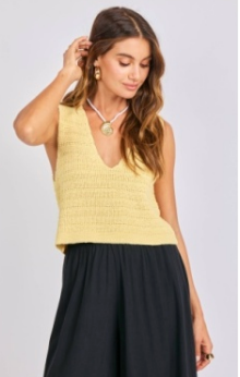 Pineapple Sweater Tank