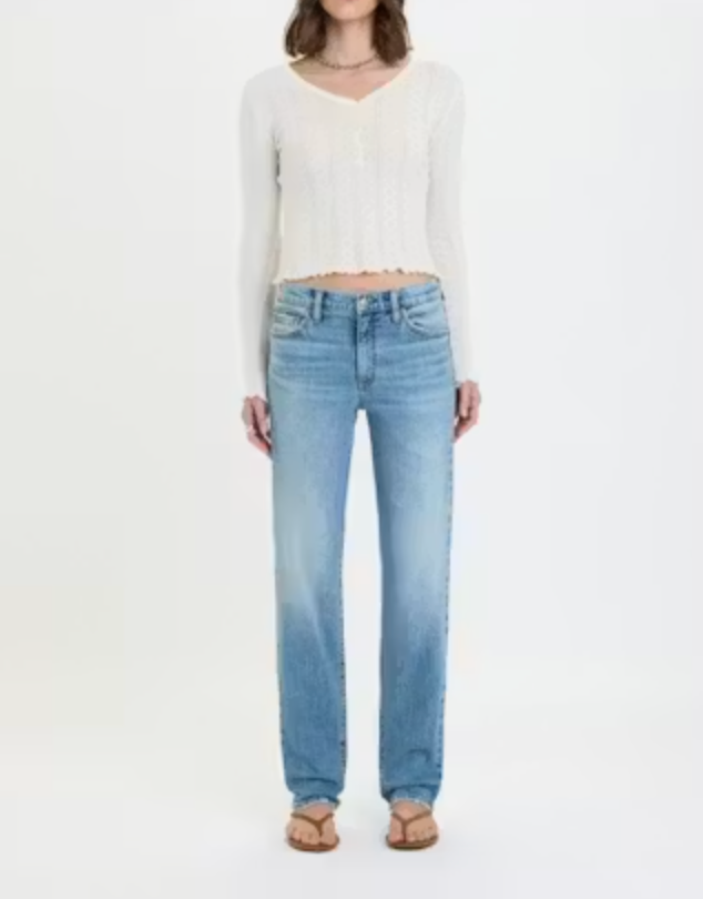 Rebel Mid Rise Slim Straight - On Repeat