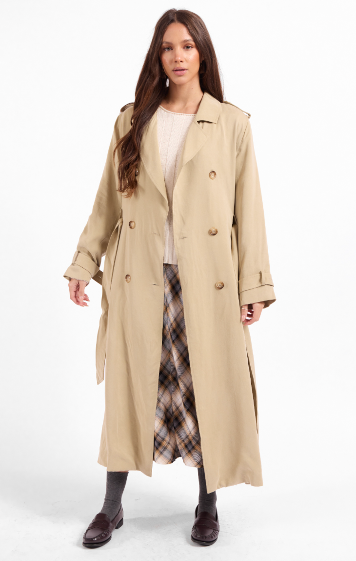 Penn Trench Coat - Tan