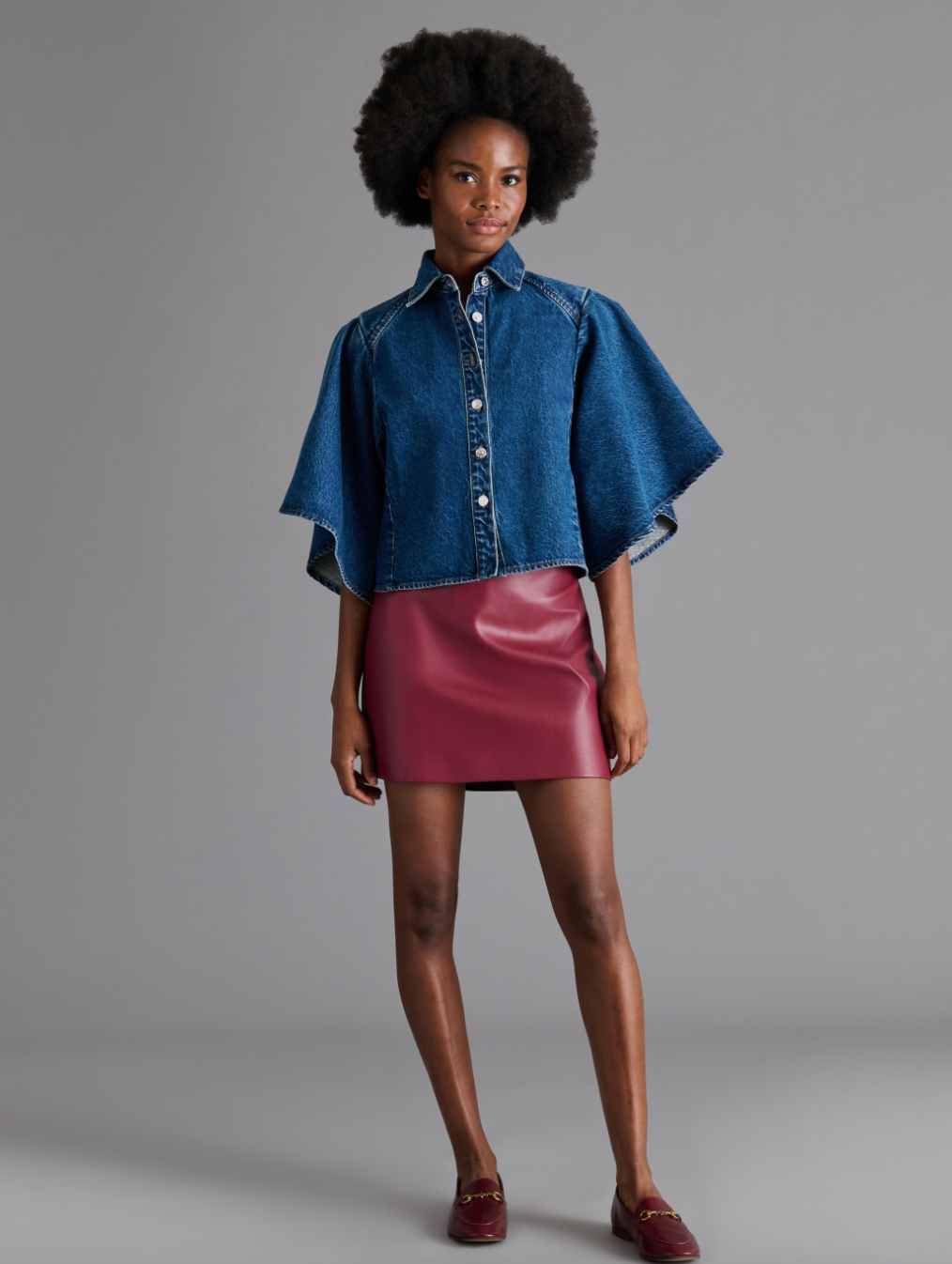 Cindi Skirt - Cordovan