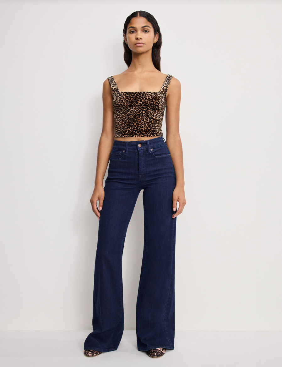 Good Petite Palazzo Jeans - Indigo1153
