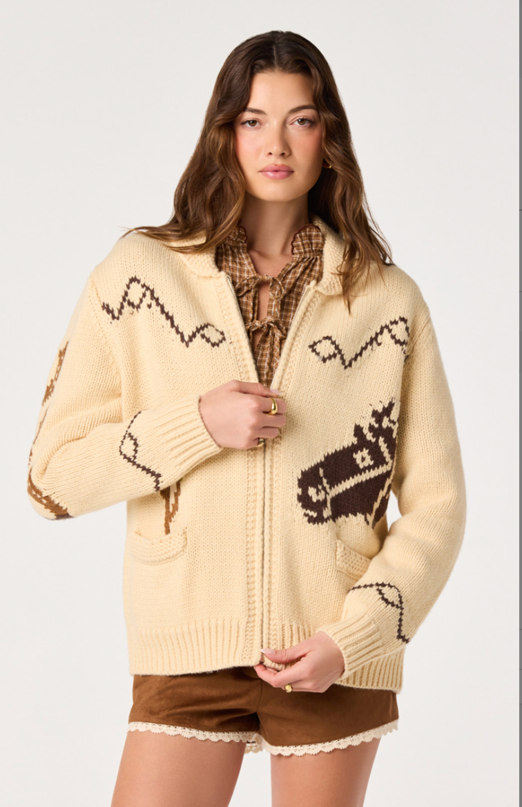 Ivy Cardigan - Vintage Cream