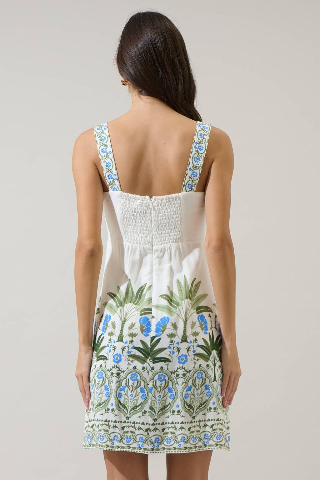 Senara Floral Sally Mini Dress