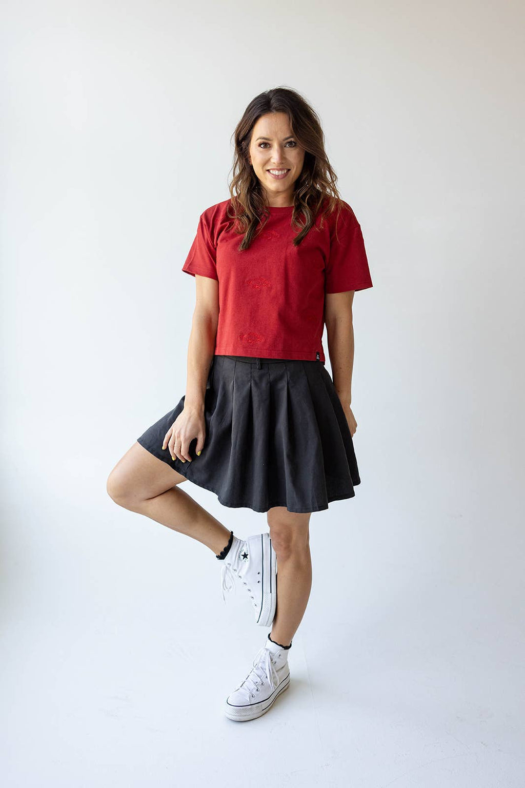 Gameday Social Apparel Co.®: Arkansas Ritter Repeat Heavyweight Crop Tee