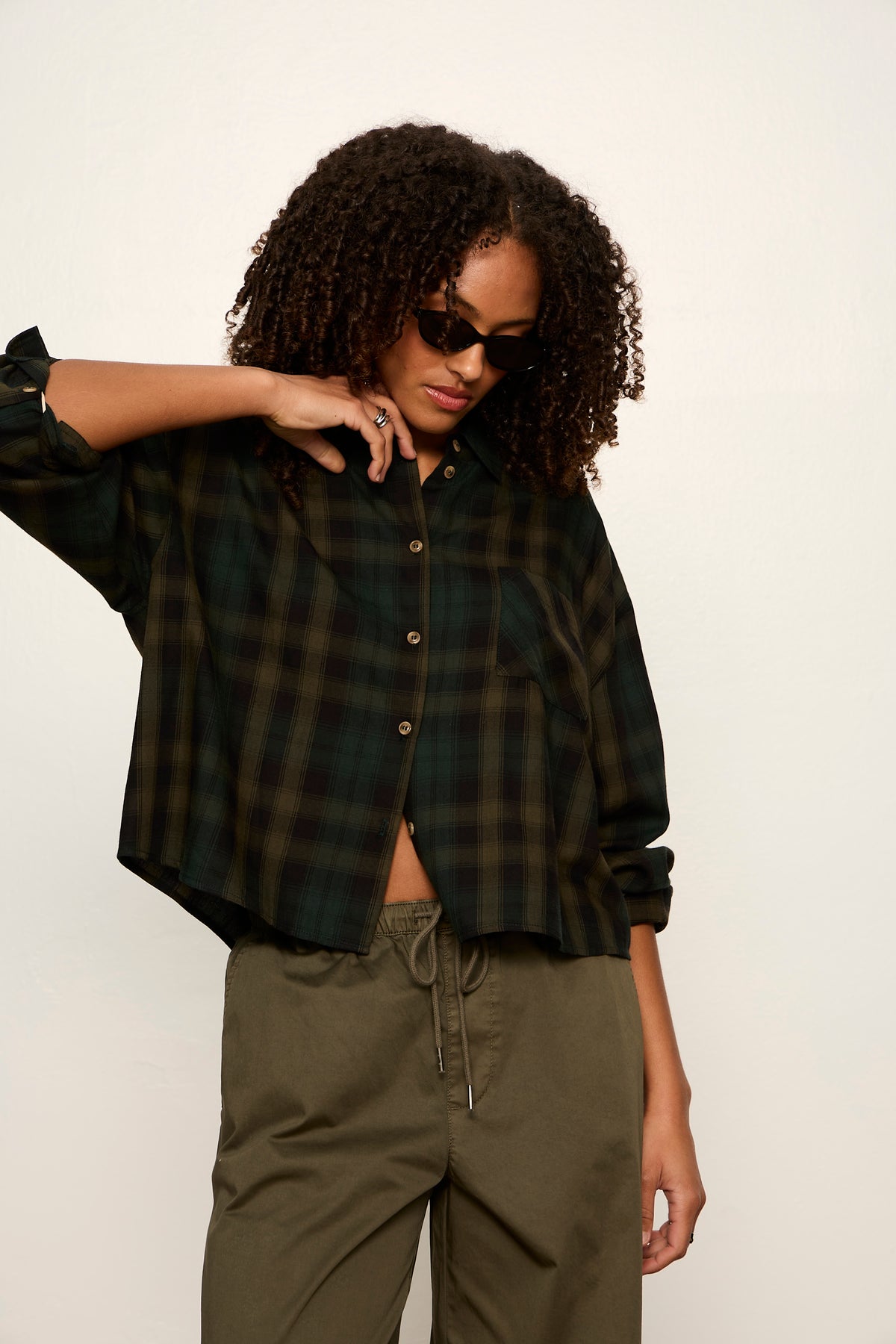 The Autumn Edit Flannel - Forest Plaid