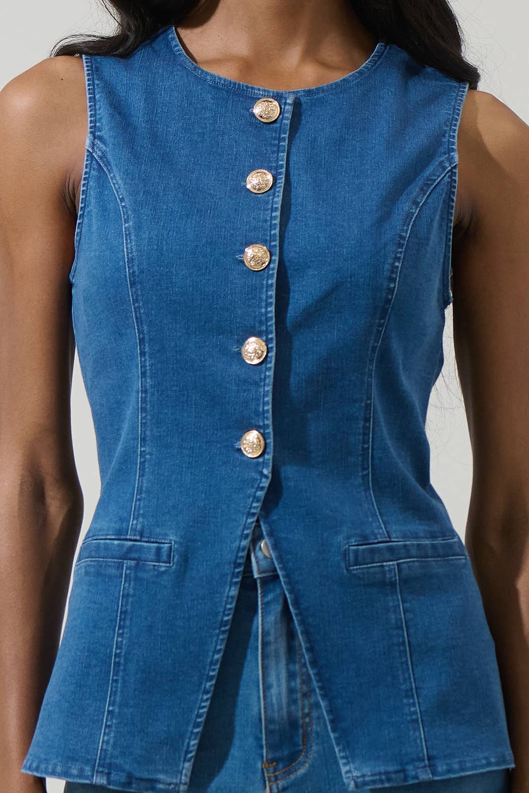 Jeanie Denim Vest