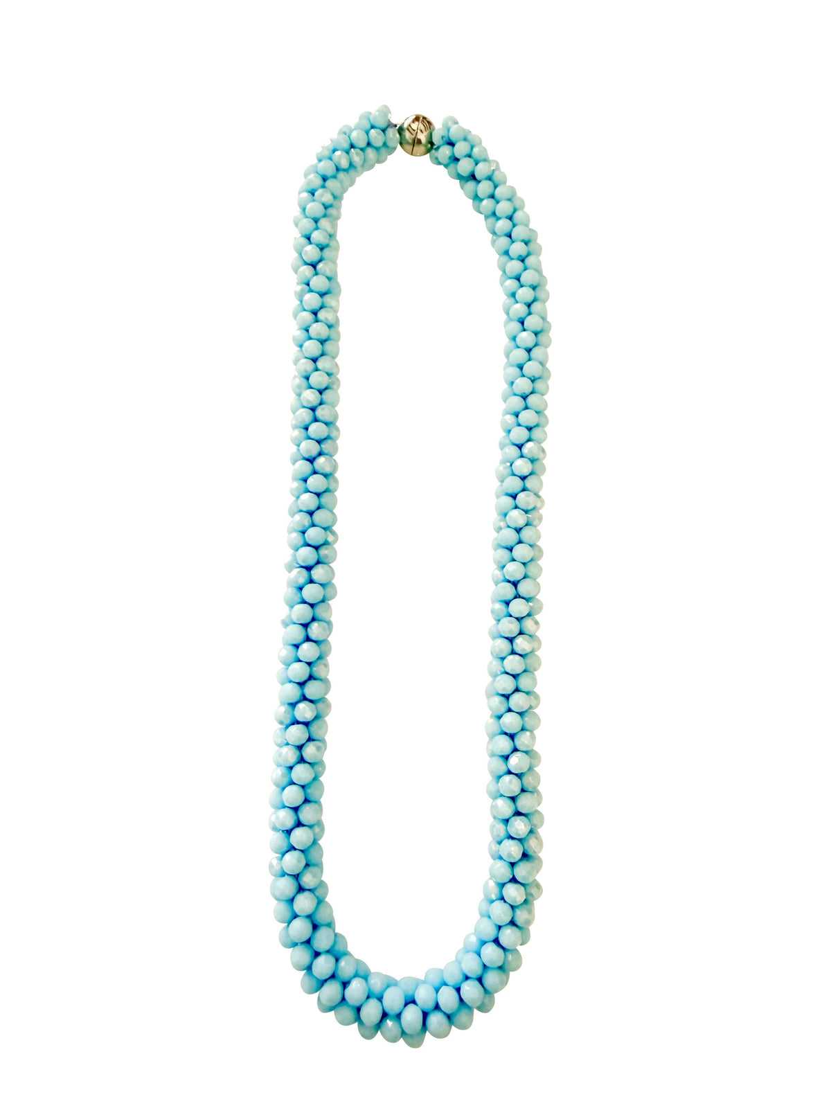 Reba Beaded Necklace - Aqua