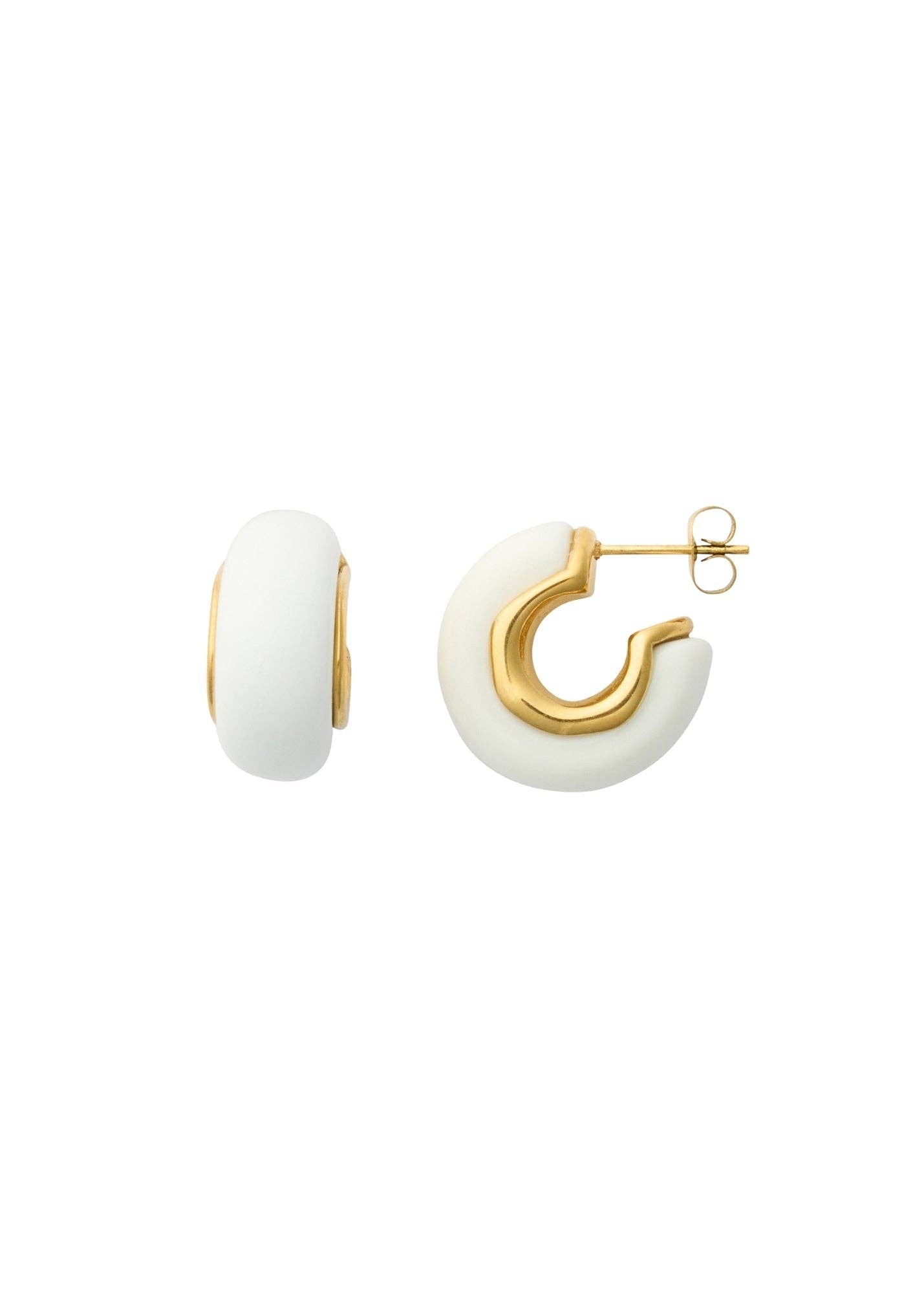 Sage White Hoop