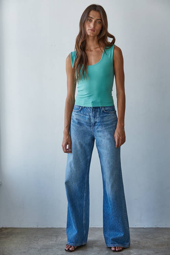 S1187N | Double Layered Seamless Top