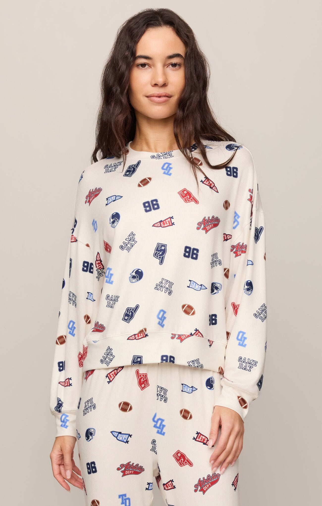Varsity LS Top - Sandstone
