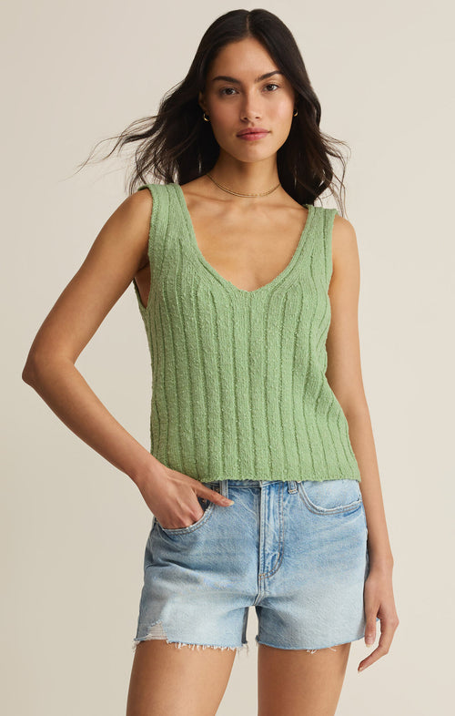 ACADIA SWEATER TANK - SPROUT