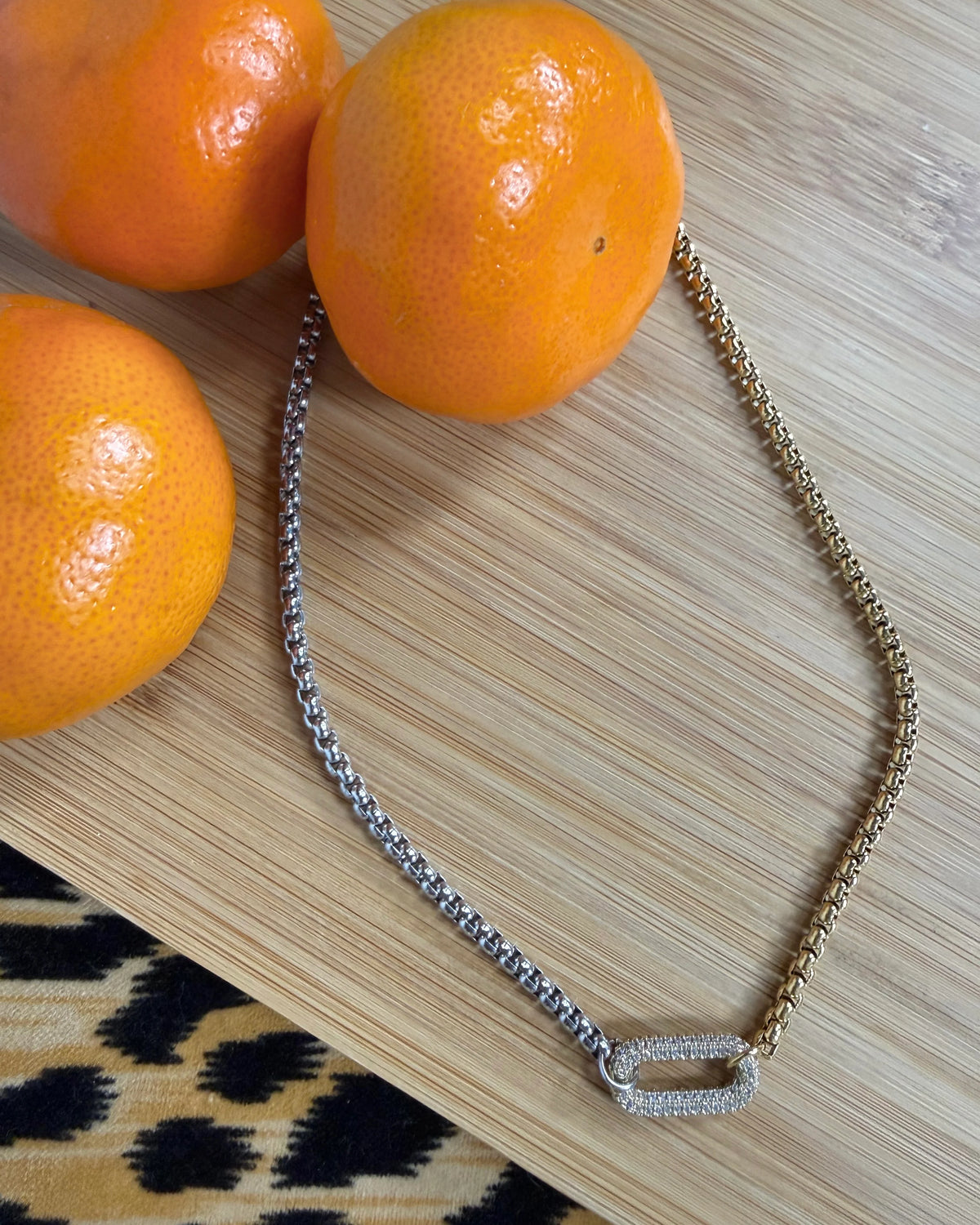 Jackpot Jewelry: L.A. Two Tone Necklace