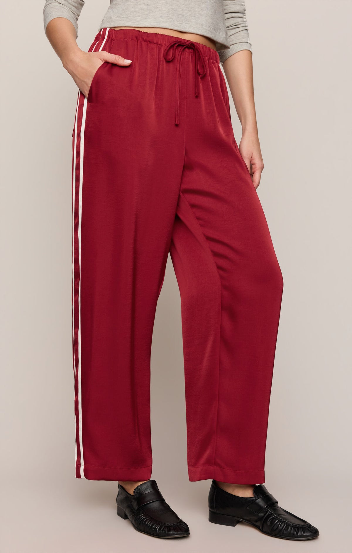 Z Supply: In Stride Satin Track Pant