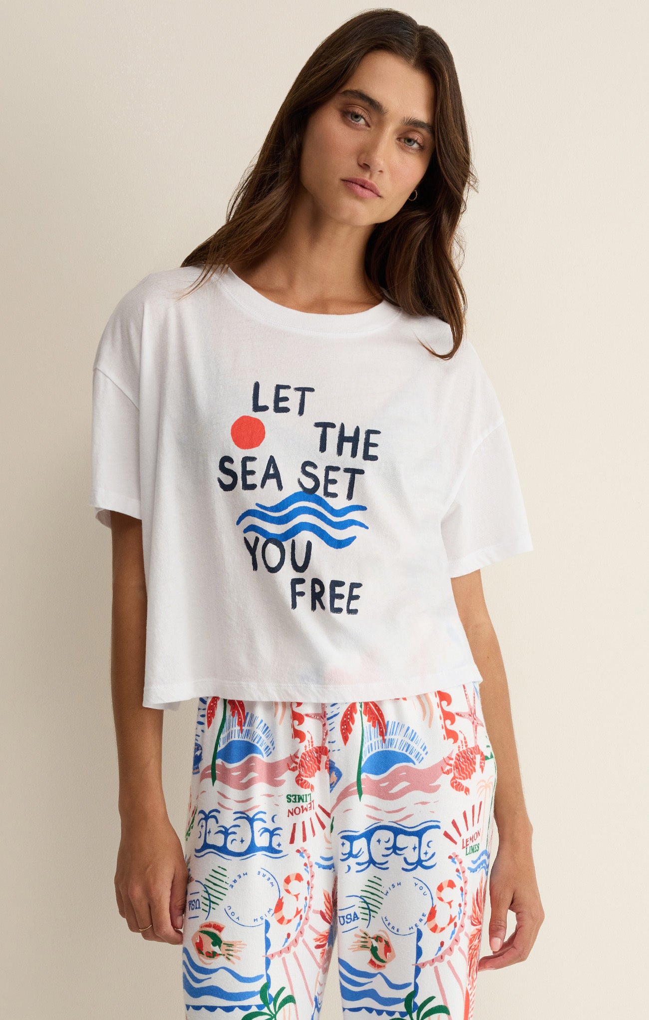 VINTAGE SEA TEE - WHITE